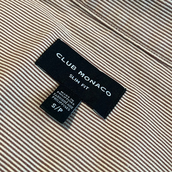 CLUB MONACO⚜️MEN’S SLIM FIT button down shirts sides small size S - Picture 7 of 13